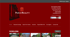 Desktop Screenshot of parisre.com